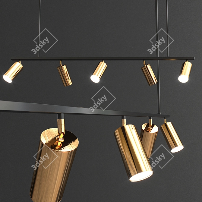 Sleek Linear Lighting Collection 3D model image 4