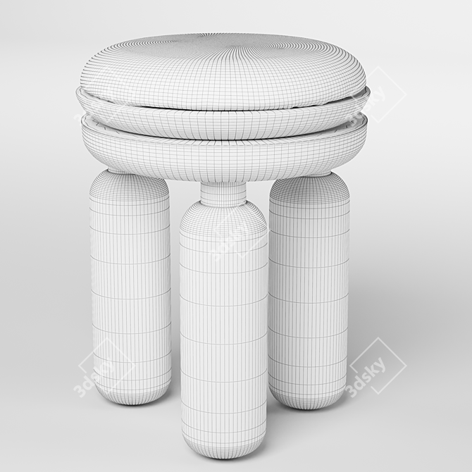  ErgoFlex Chair: Polys: 39749, Verts: 40104 3D model image 4