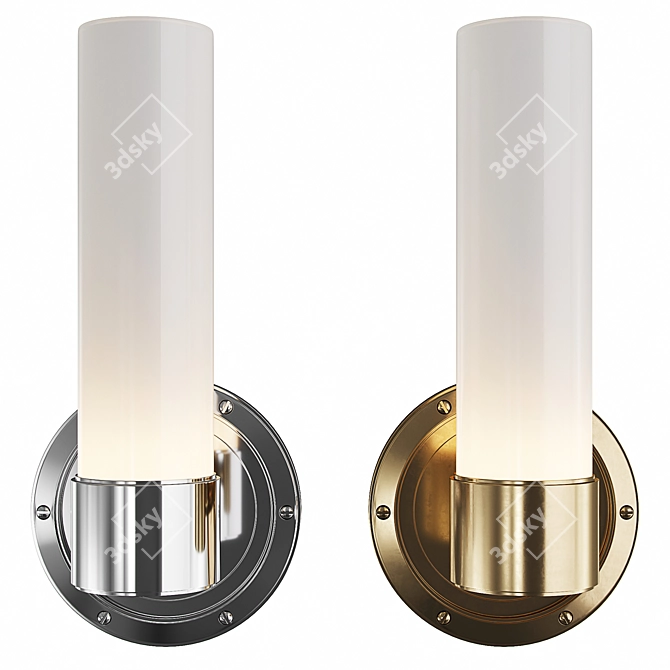 Ralph Lauren Jones Sconce: Stylish & Compact 3D model image 2