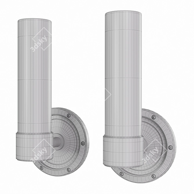 Ralph Lauren Jones Sconce: Stylish & Compact 3D model image 4