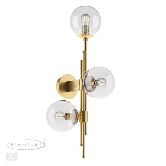 Bronze Pendant Brazeri Light Fixture 3D model image 1