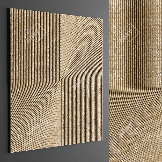 Modernistic Art Frame by Davide Balliano 3D model image 3
