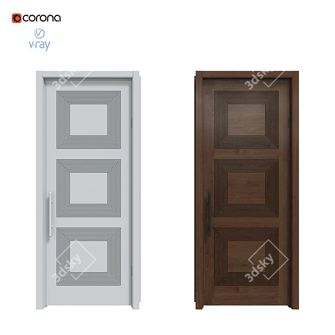 Elegant Wood Design: Lecate - Kestler 3D model image 3