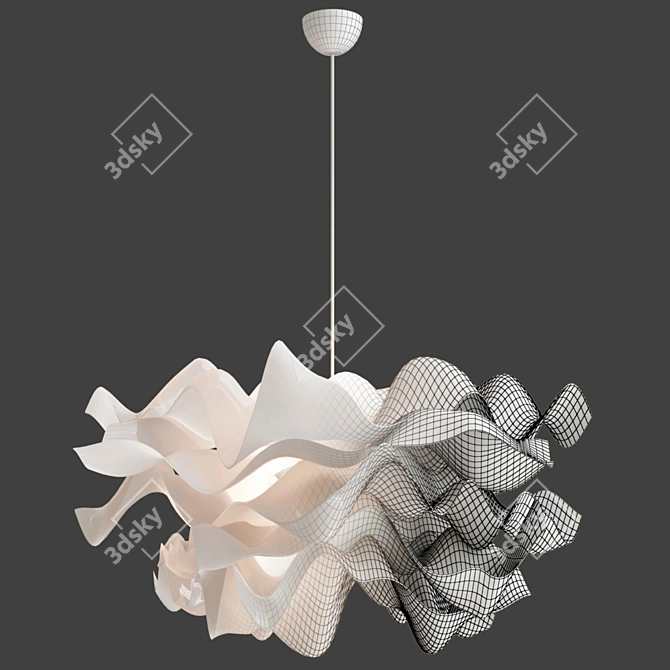 Krushing Cloud Pendant 83cm 3D model image 2