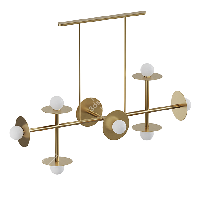 Trish Pendant Lamp: Stylish and Versatile Illumination 3D model image 1