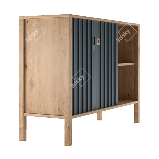 Bianca Chest of Drawers - Stylish and Spacious! 3D model image 2
