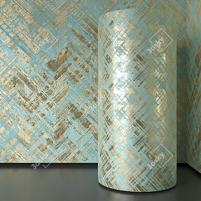 Seamless Decorative Plaster 3D model image 2