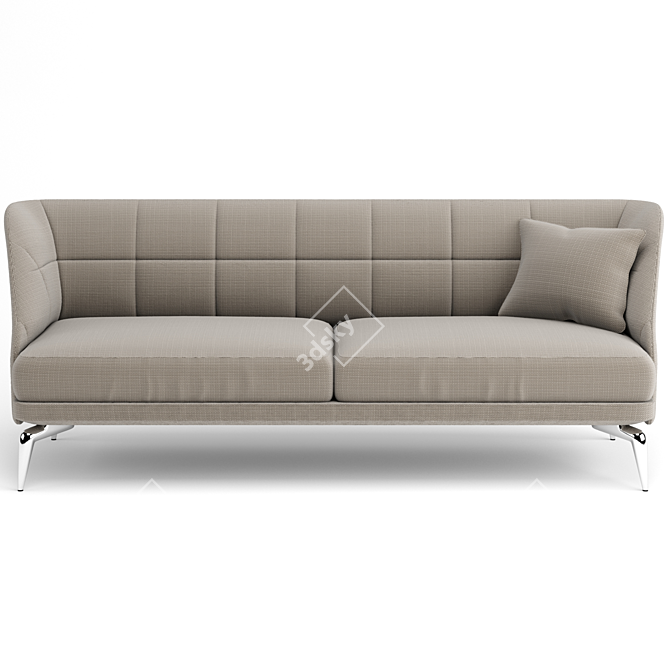 Luxurious Leeon Soft Sofa by Driade 3D model image 1