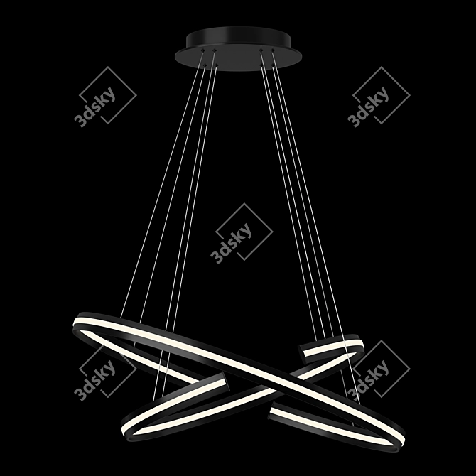 Azumi Tech Pendant Lamp - MOD036PL-L70B 3D model image 2