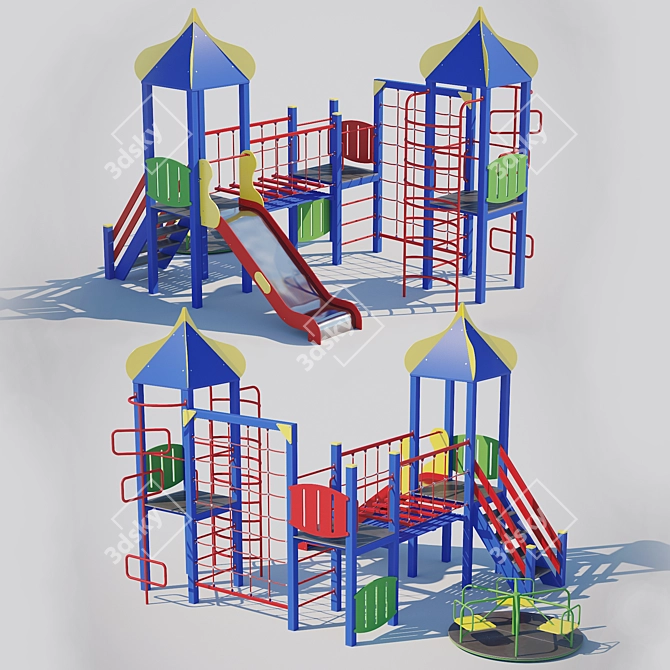 Kids' Play Paradise 3D model image 4