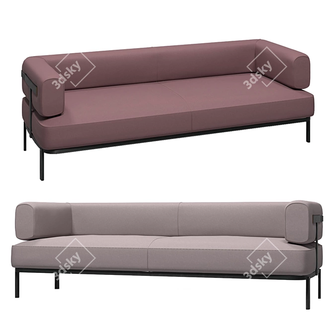 Modern Italian Belt IMBOTTITI Sofa 3D model image 2