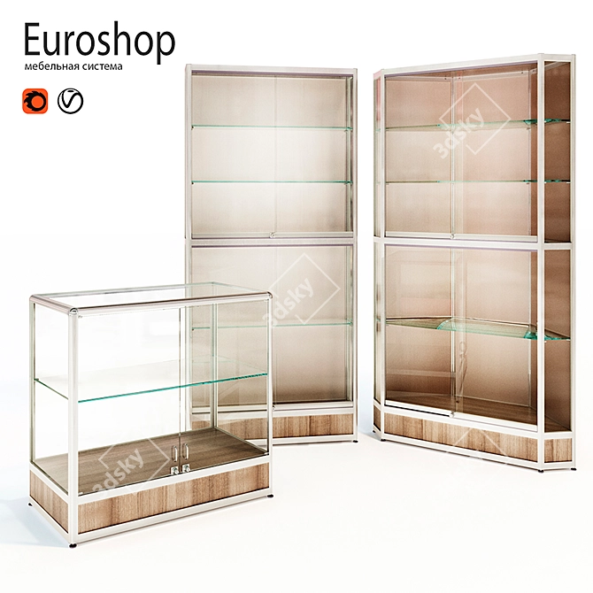 Euroshope Shop Equipment - Complete Set 3D model image 6