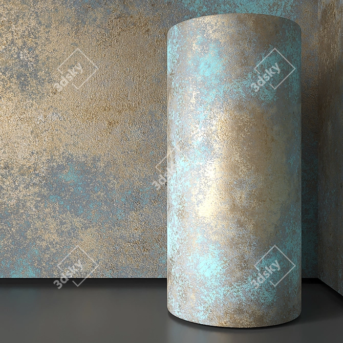 Seamless Decorative Plaster 3D model image 2