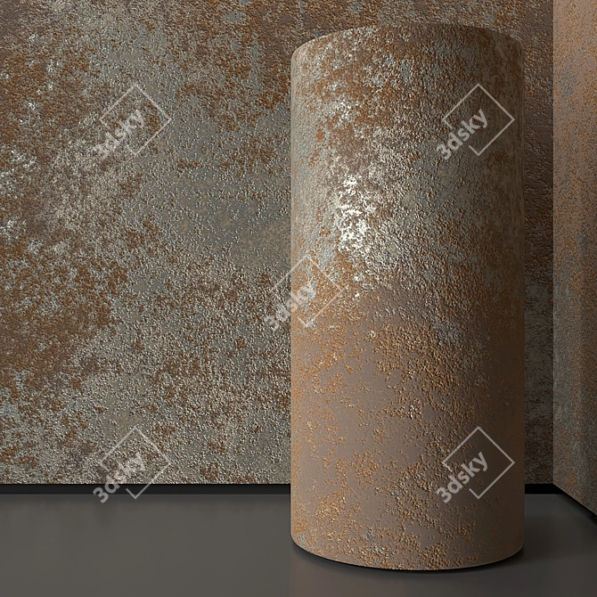 Seamless Decorative Plaster 3D model image 2