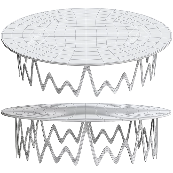 Elegant and Luxurious Sicis Ondine 3D model image 2