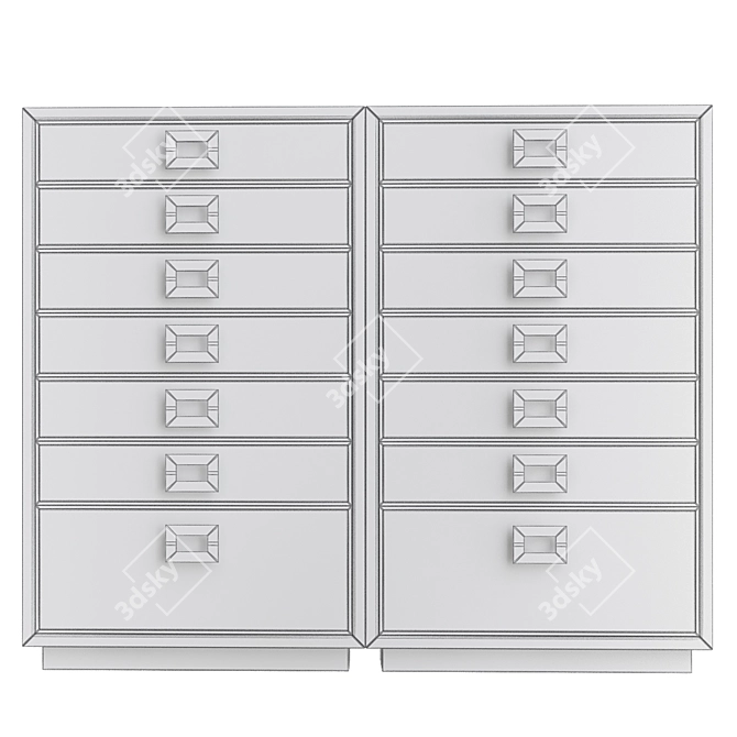 Luxury Italian Flou Montenapoleone 3D model image 2