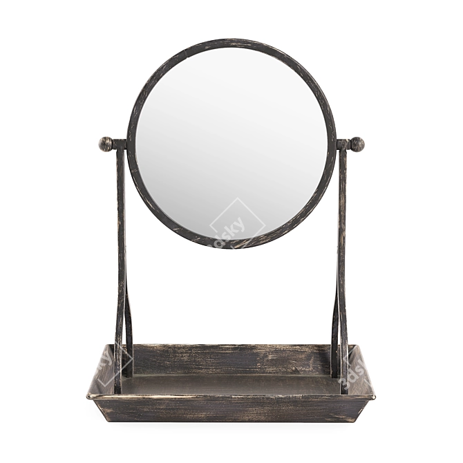 Contemporary Table Mirror by Zuo 3D model image 3