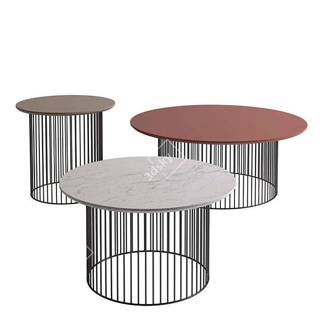 Modern IDRA Coffee Table: Stylish & Functional 3D model image 2