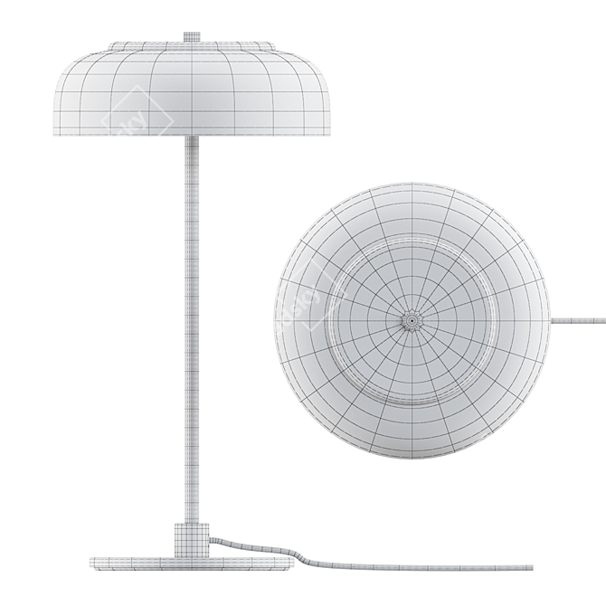 Title: Elegant Nuura Blossi Table Lamp 3D model image 2