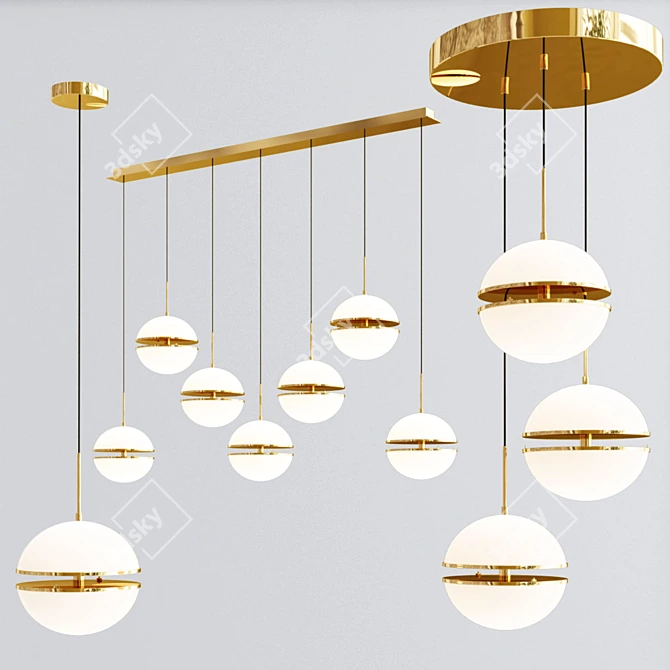Debert: Stylish Design Lamps 3D model image 2