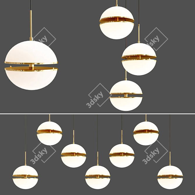 Debert: Stylish Design Lamps 3D model image 5