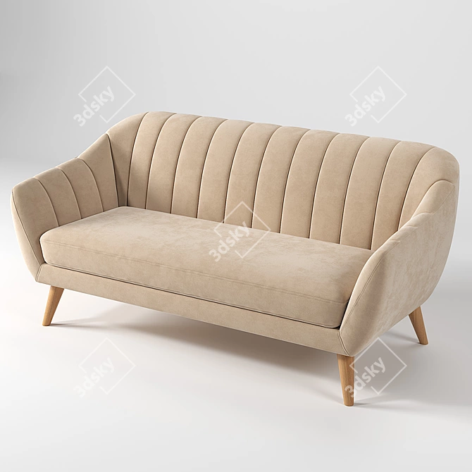 Doria Kaza Sofa: 1798mm x 890mm x 849mm 3D model image 2