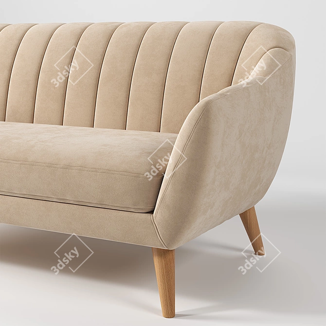 Doria Kaza Sofa: 1798mm x 890mm x 849mm 3D model image 3