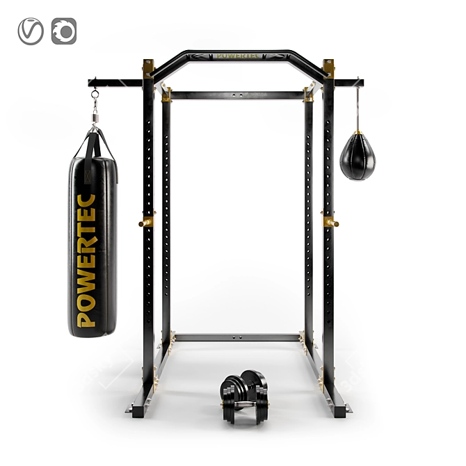 Ultimate Boxing Gym Video 3D model image 1