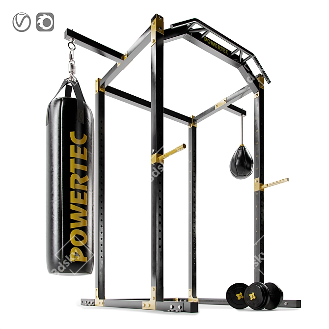 Ultimate Boxing Gym Video 3D model image 3
