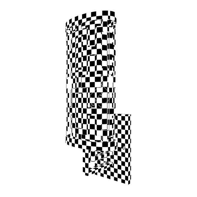 River Oaks Outdoor Wall Light 3D model image 3