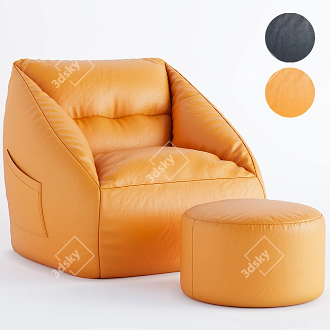 Cozy Lounge Sofa 3D model image 10