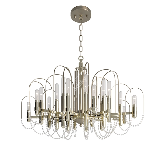 La Salute 2308-21P Chandelier: Timeless Elegance 3D model image 1