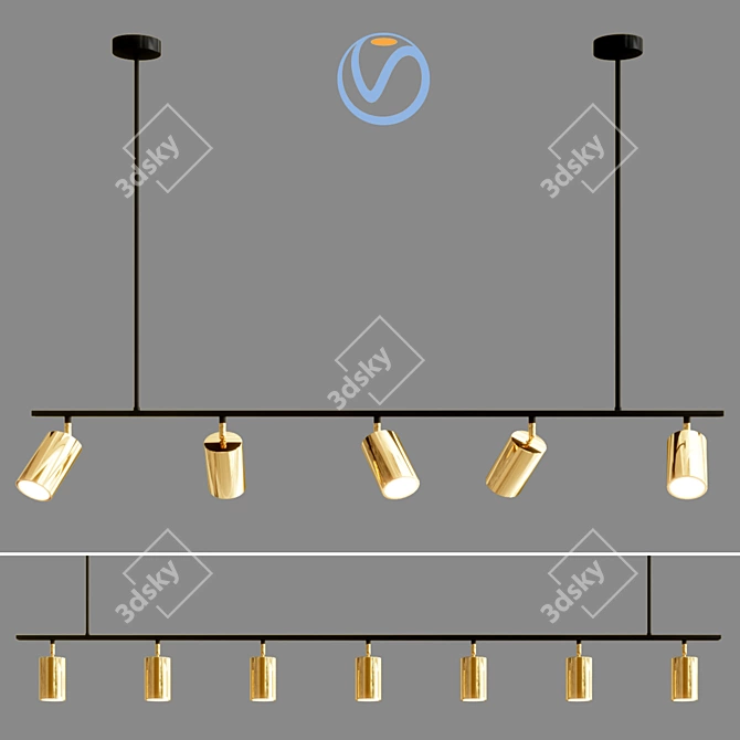 Lino Lamoatron: Elegant Lighting Solution 3D model image 1