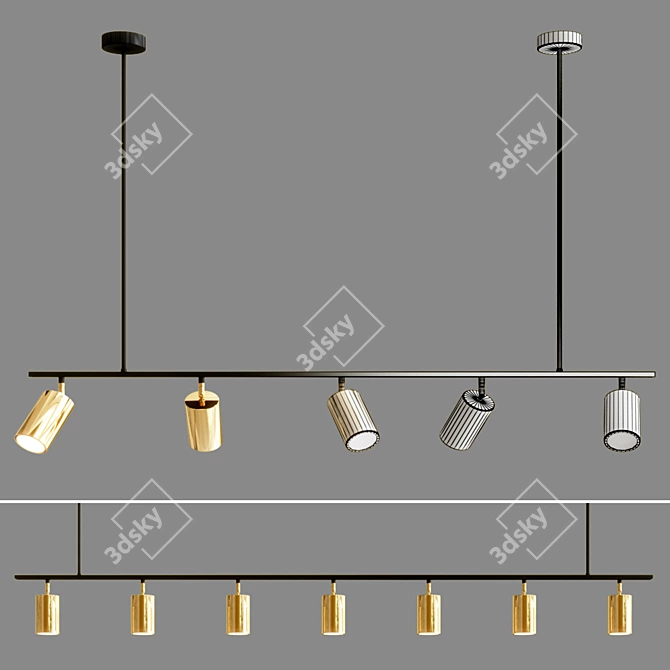 Lino Lamoatron: Elegant Lighting Solution 3D model image 2