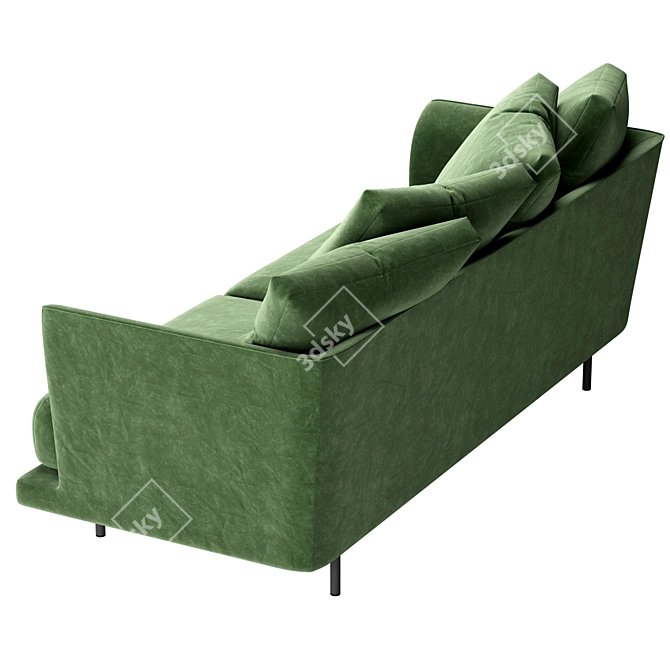 Fashionably Regal: Ditre Italia Royal Maxi Sofa 3D model image 4