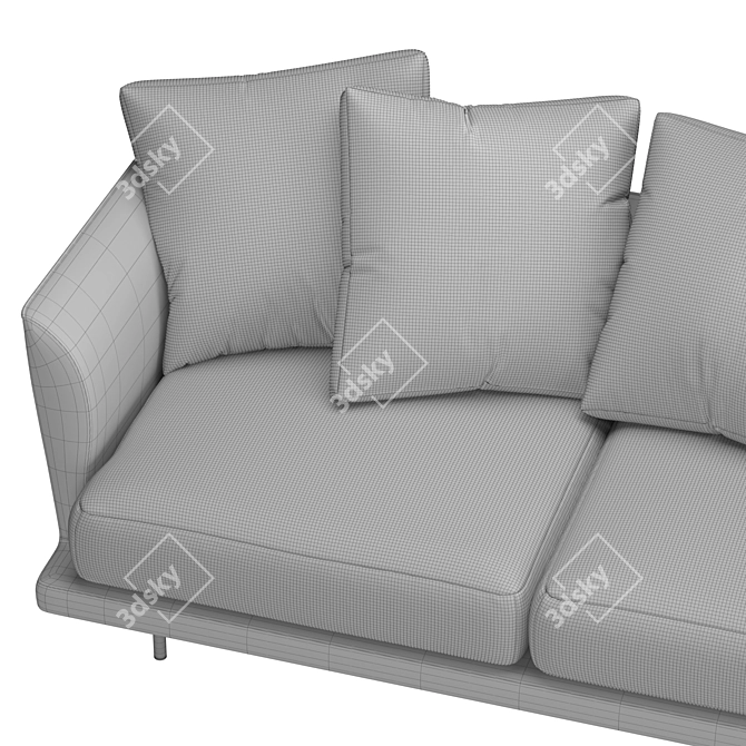 Fashionably Regal: Ditre Italia Royal Maxi Sofa 3D model image 5