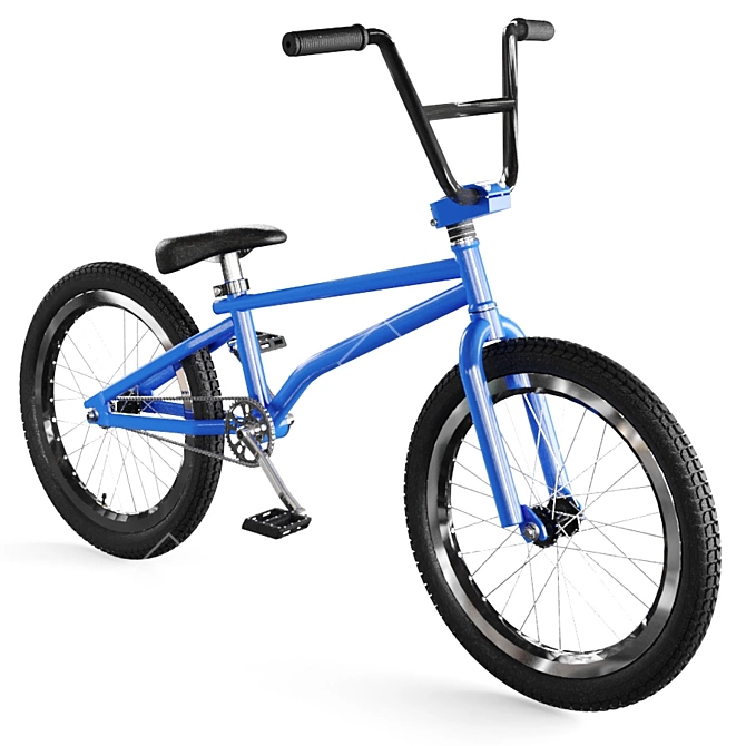 Premium BMX Bike: High-Quality, Detailed & Render-Friendly 3D model image 1