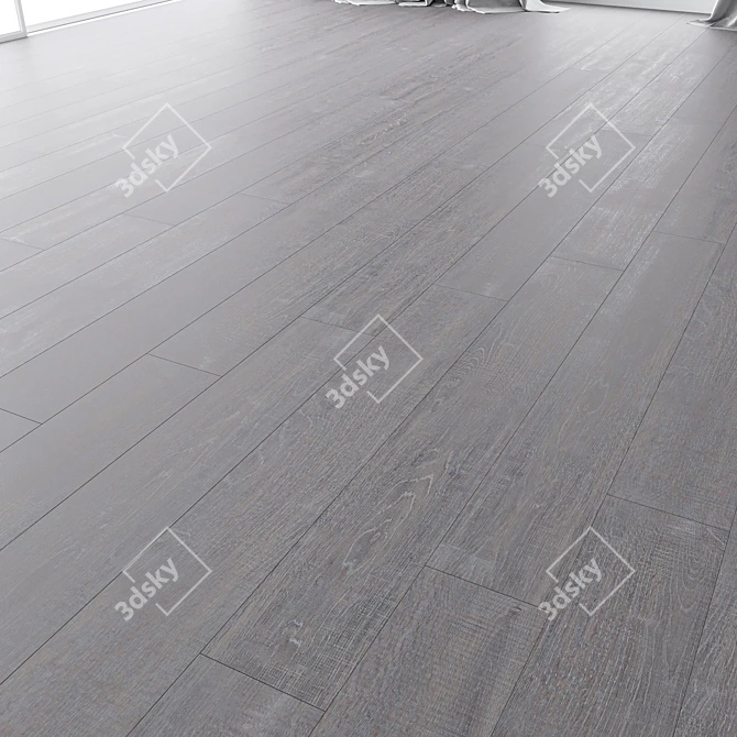 Premium Wood Floor Set - Variety of Styles 3D model image 2