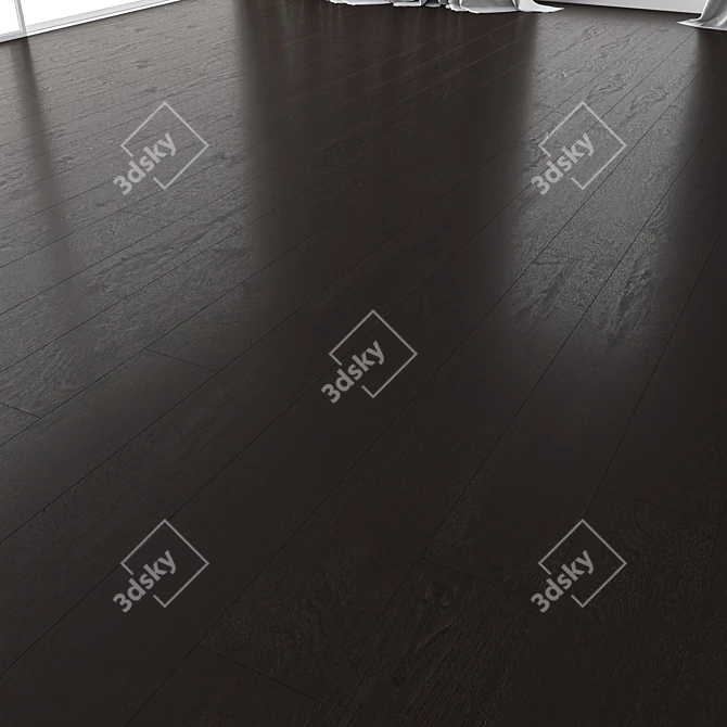 Premium Wood Floor Set 3D model image 5