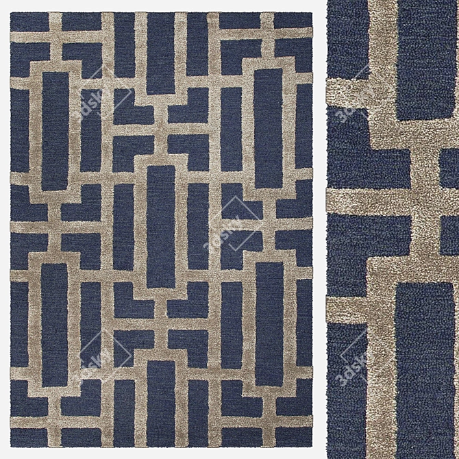 Luxury Interior Carpets 3D model image 1