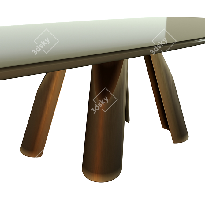 Regal Italian Dining: Prince Table 3D model image 2