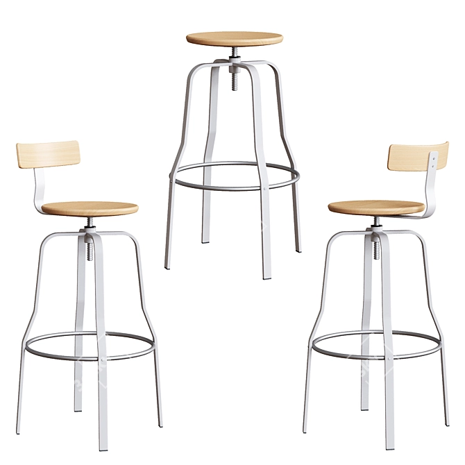 La Palma GIRO Bar Stool 3D model image 2