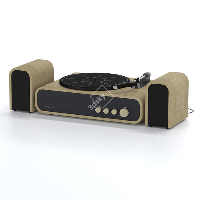 Crosley Gig Vinyl Turntable 3D model image 1