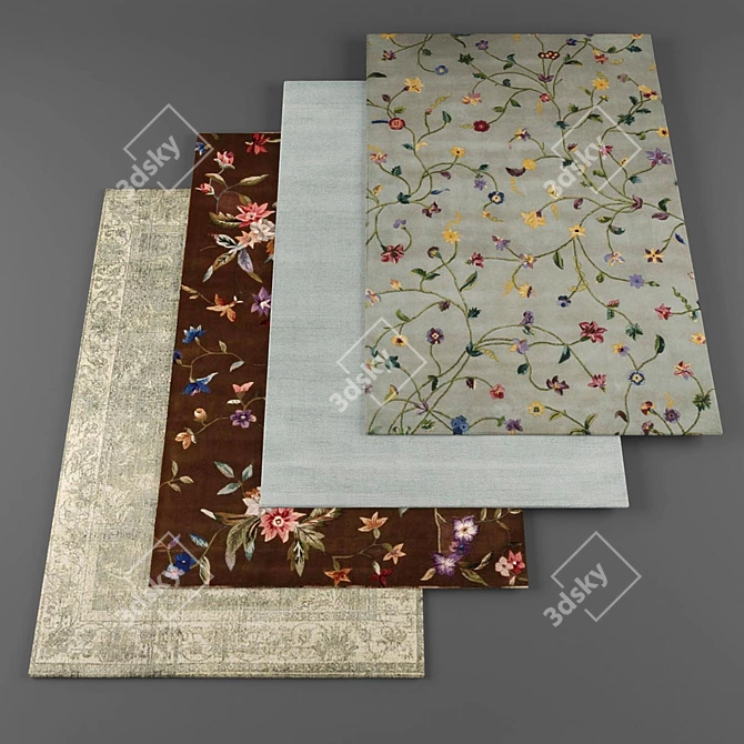 Esprit Decor Collection: Stunning Rugs 3D model image 1