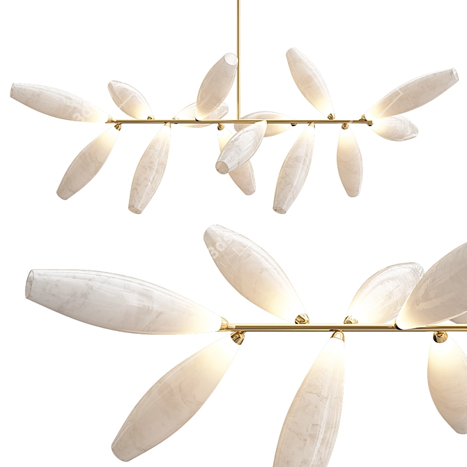 Gem by Romatti: Stylish Pendant Light 3D model image 1