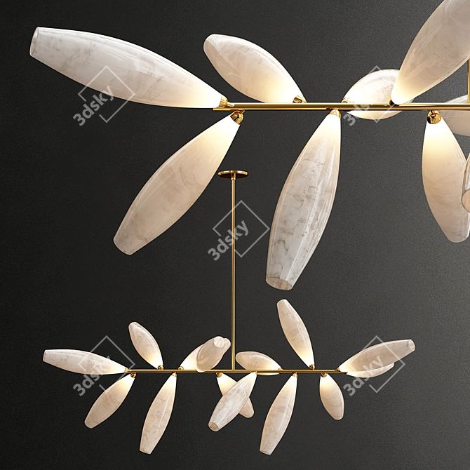 Gem by Romatti: Stylish Pendant Light 3D model image 2