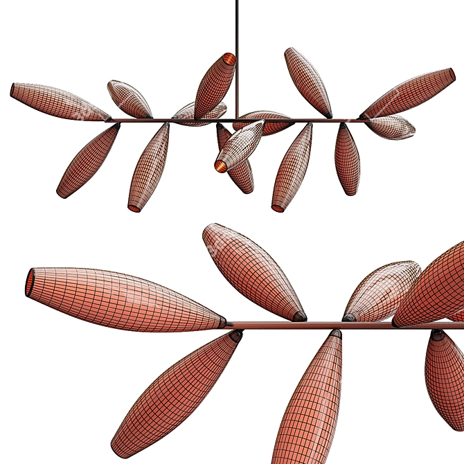 Gem by Romatti: Stylish Pendant Light 3D model image 3