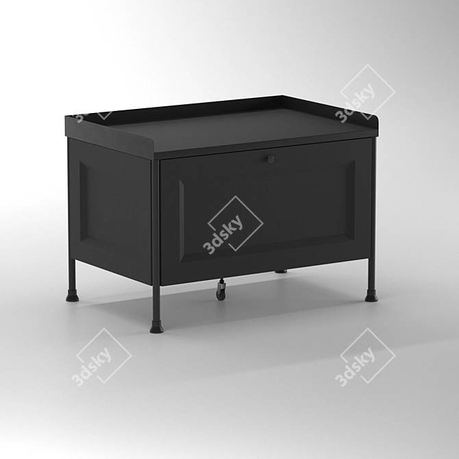 Kornsjo Seat with Storage - 70x47x51 3D model image 1