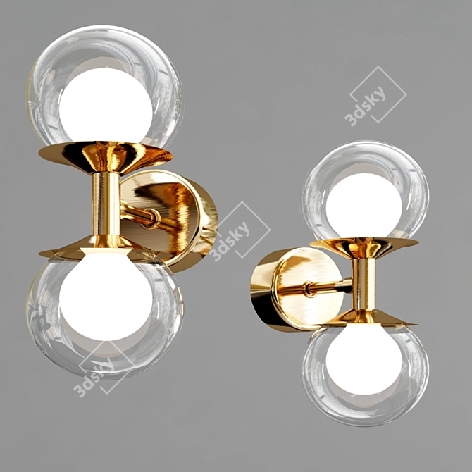 Modern Elegance: Kink Light 3D model image 3
