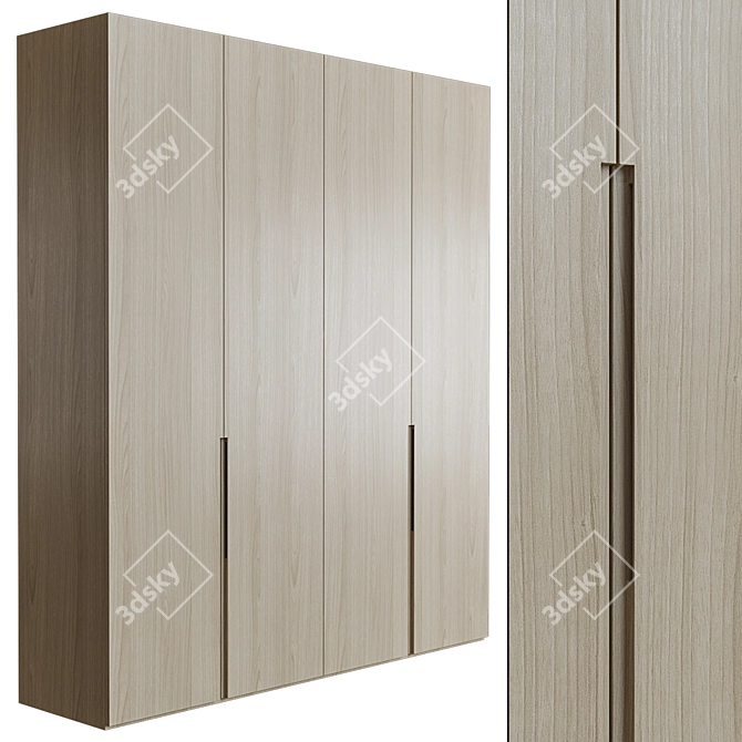 Designer Wardrobe, Perfect for Closet or Bedroom 3D model image 1